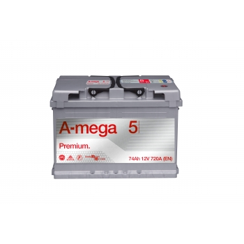 Akumulator AMEGA Premium M5 12V 74Ah 720A